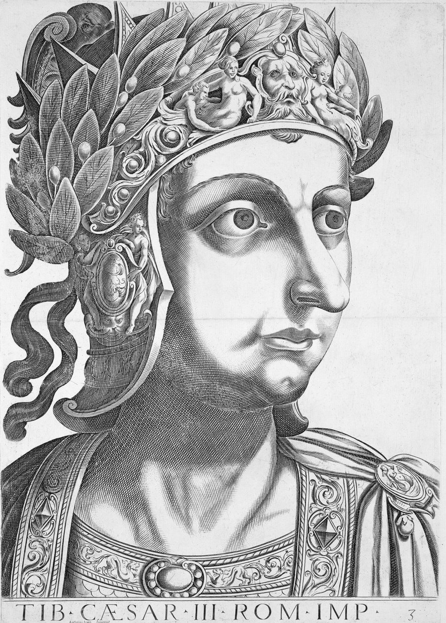 Tiberius Caesar (i. e. 42-37), 1596 alkotó: Italian School
