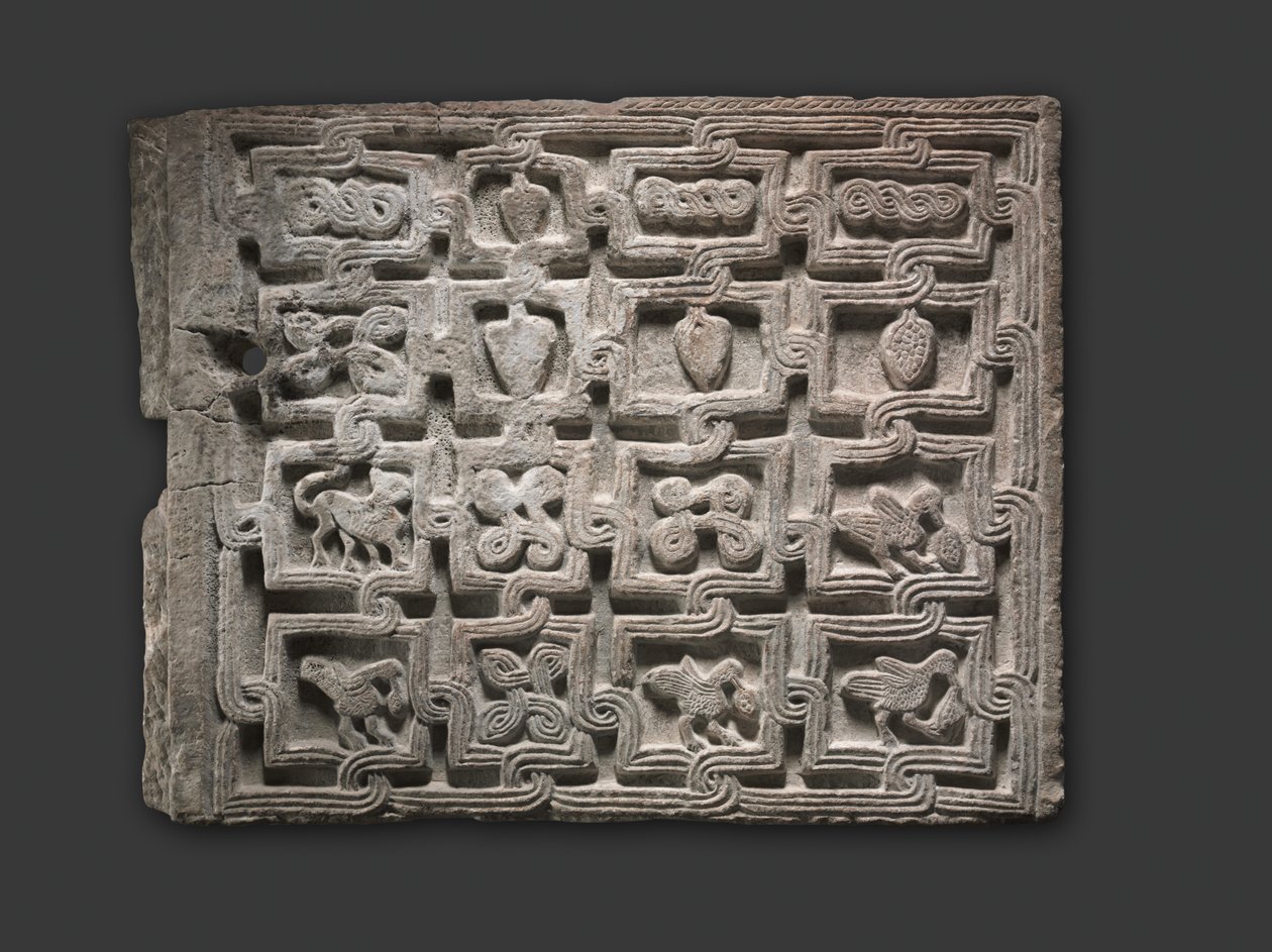 Transenna Panel, Lombardic, 700-800-as évek alkotó: Italian School