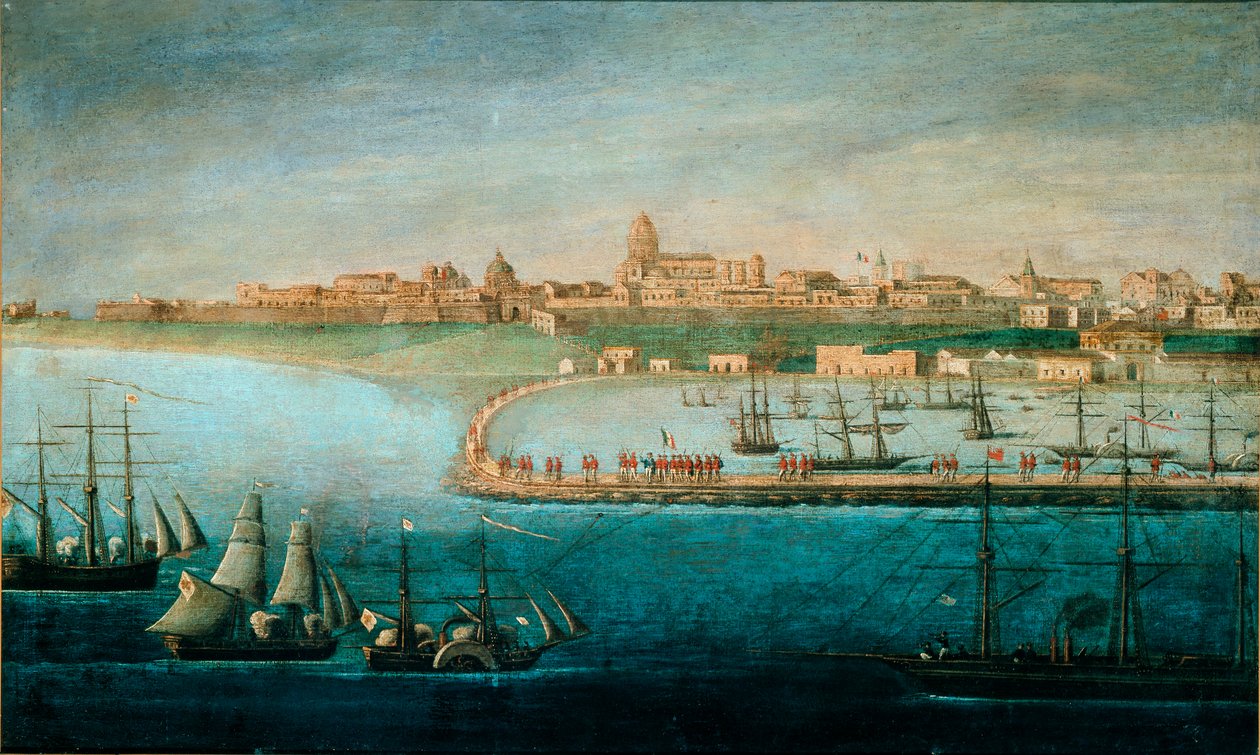 Olaszország egysége: Ezer expedíció, leszállás Marsalában alkotó: Italian School