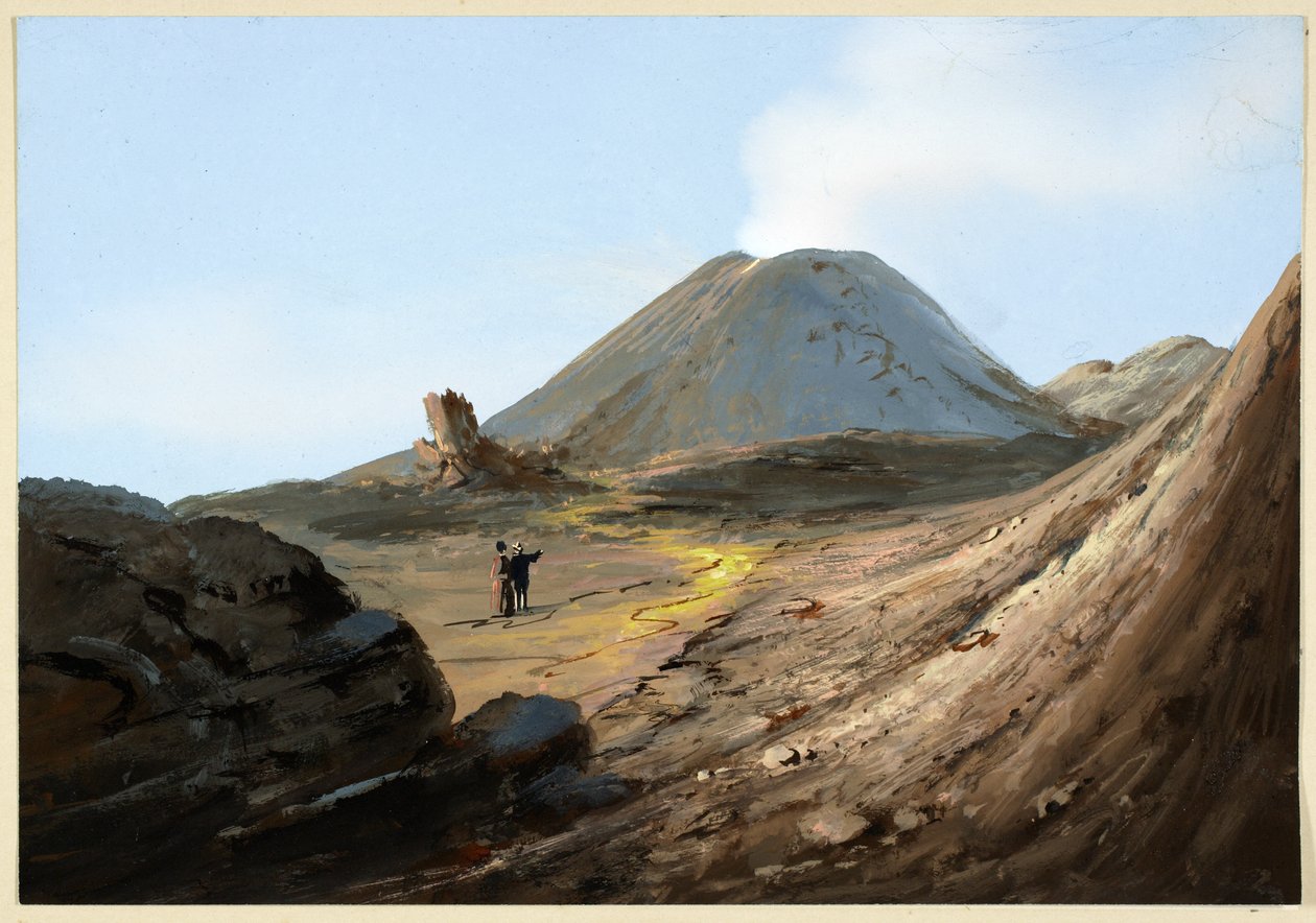 Vezúv, 1880. október alkotó: Italian School