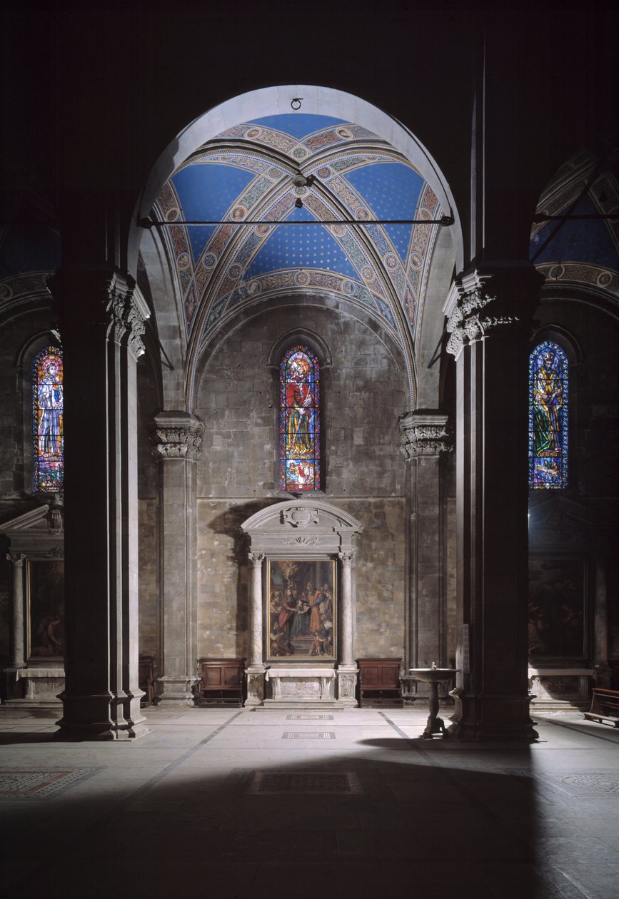 Kilátás a Lucca katedrálisra alkotó: Italian School