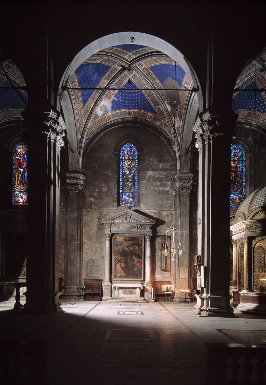 Kilátás a luccai katedrálisra alkotó: Italian School