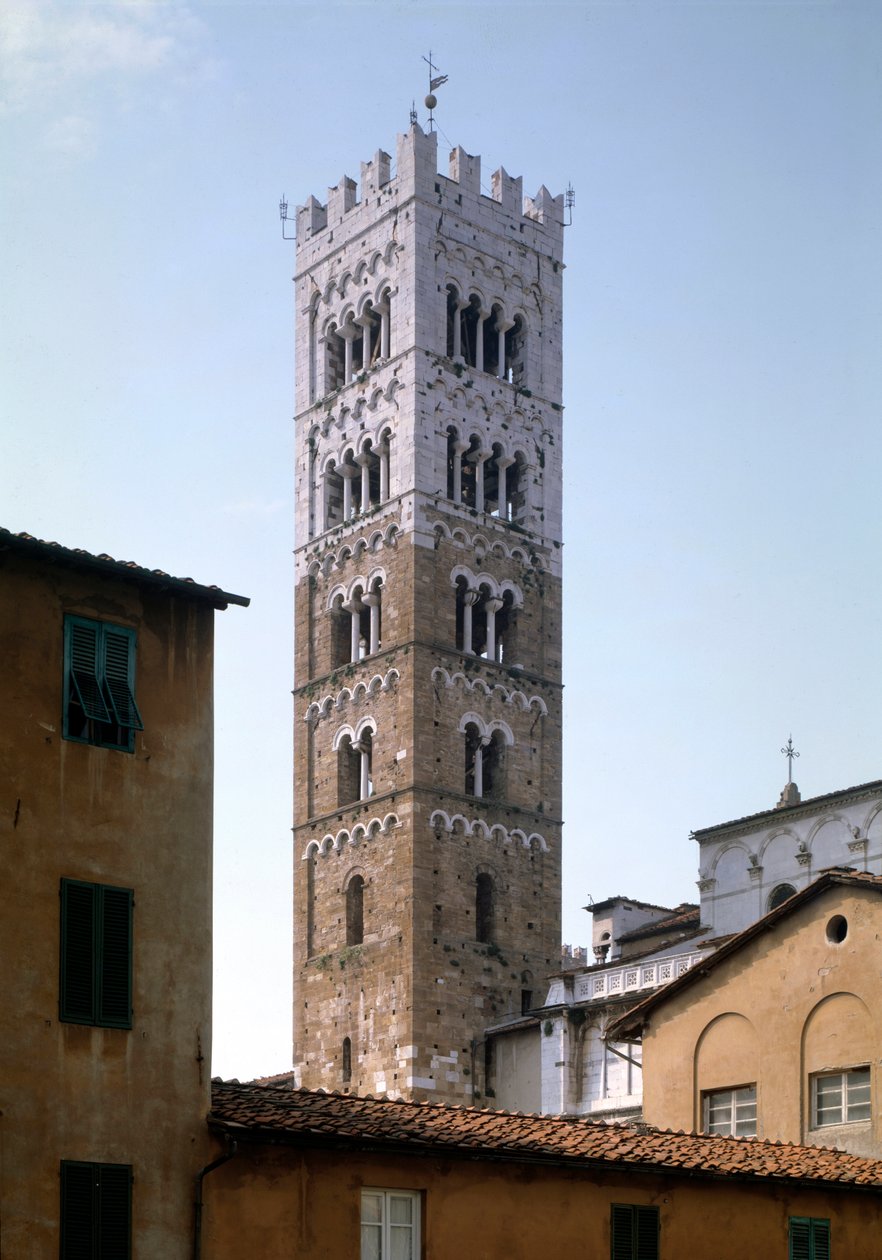 Kilátás a harangtoronyra alkotó: Italian School