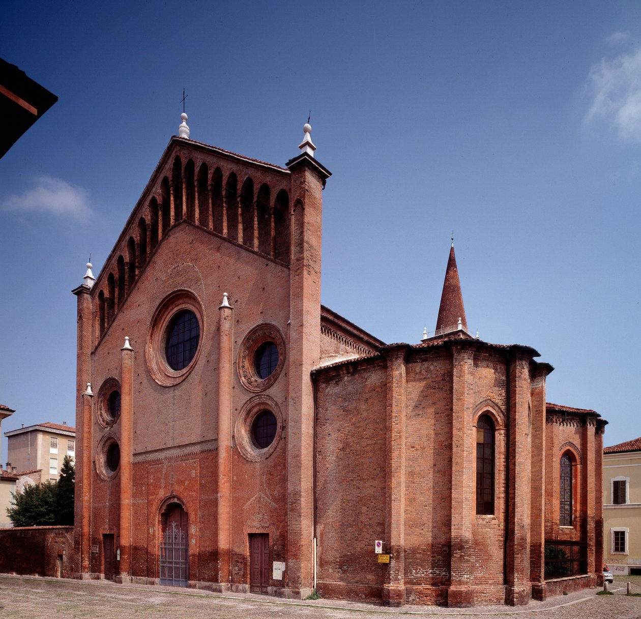 Kilátás a homlokzatra alkotó: Italian School