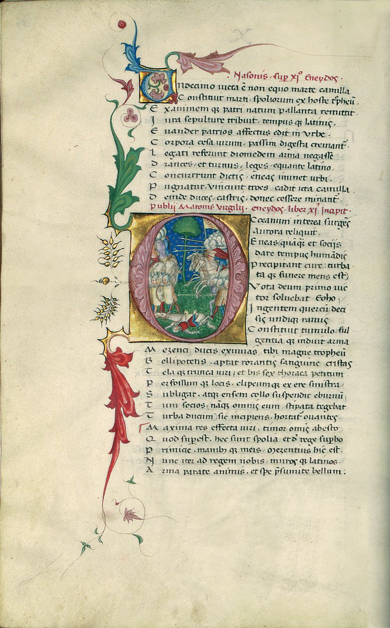 Vergilius eklogái, Georgics, Aeneis, Milánó alkotó: Italian School