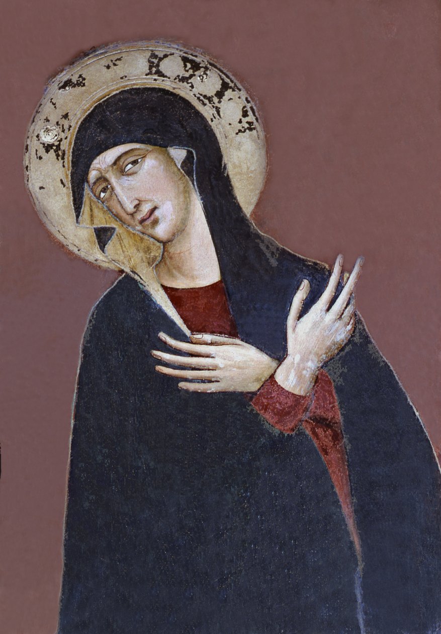 A keresztre feszített Szűzanya,1834 (festmény) alkotó: Italian School