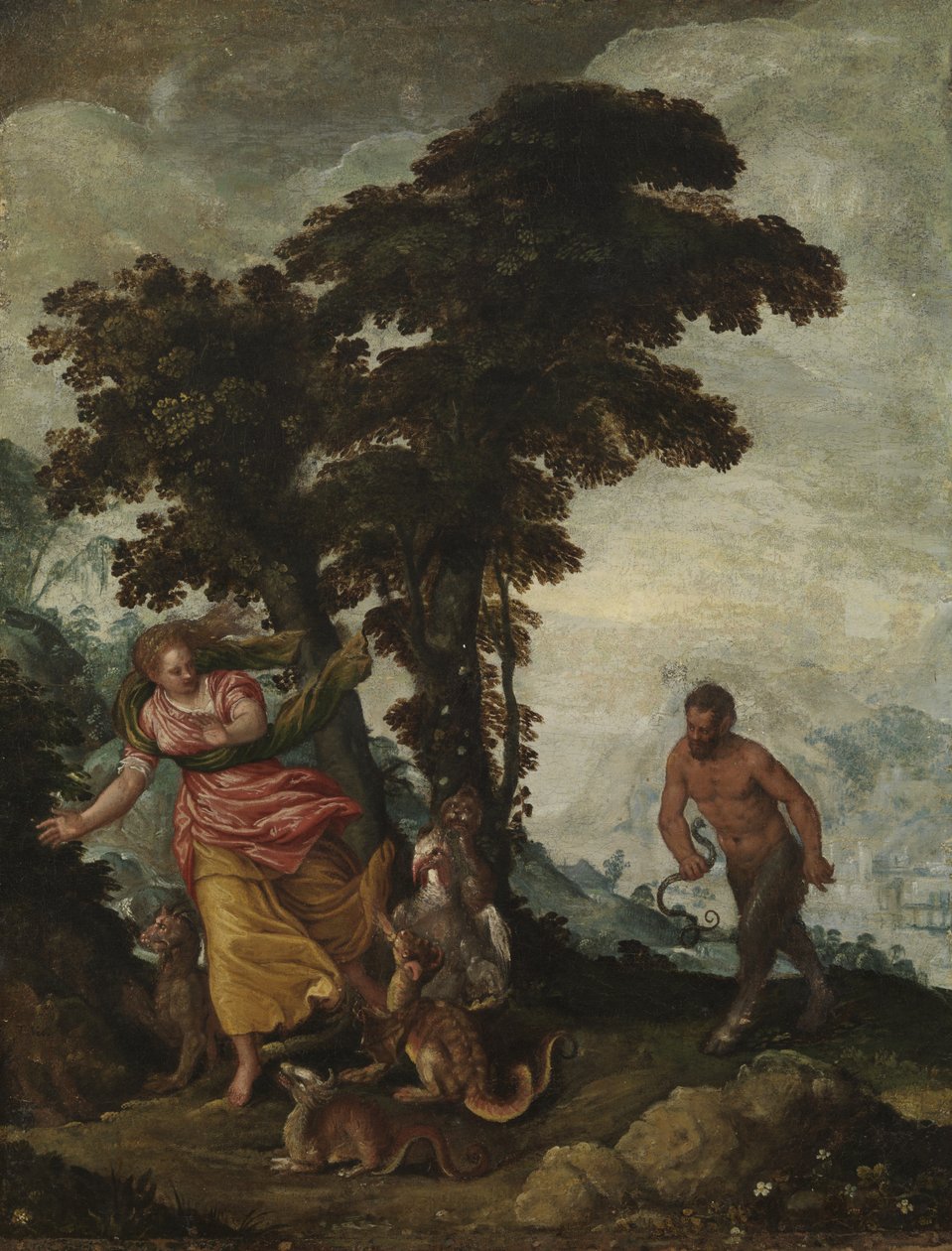 Vice által követett erény, 1570-1600 körül (olaj, vászon) alkotó: Italian School