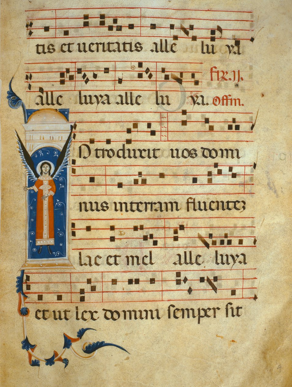 fol 4v. Graduális, 1260 körül alkotó: Italian School
