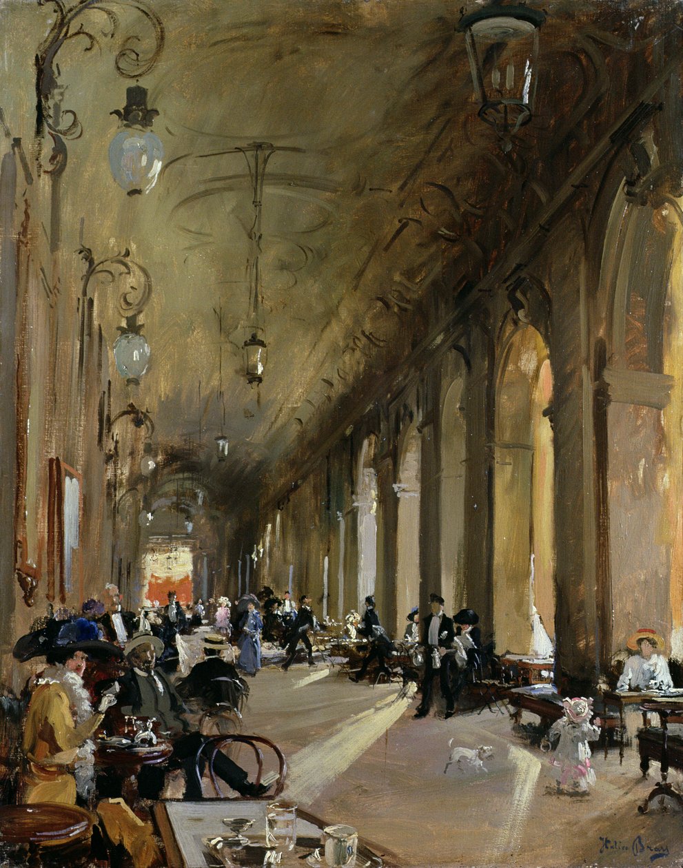 Kávézó Florian, Velence alkotó: Italico Brass