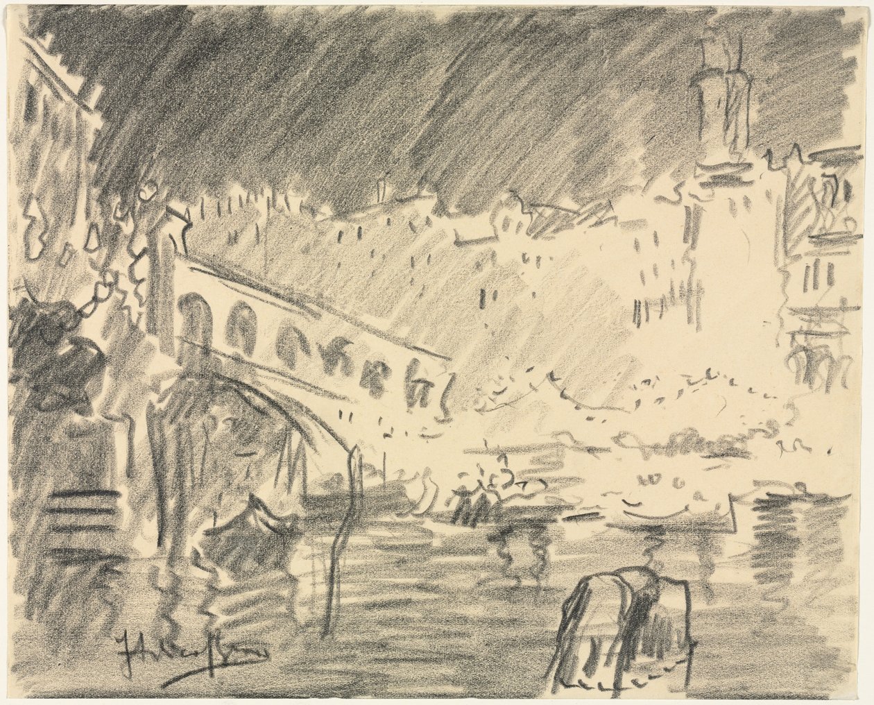 A Rialto híd alkotó: Italico Brass