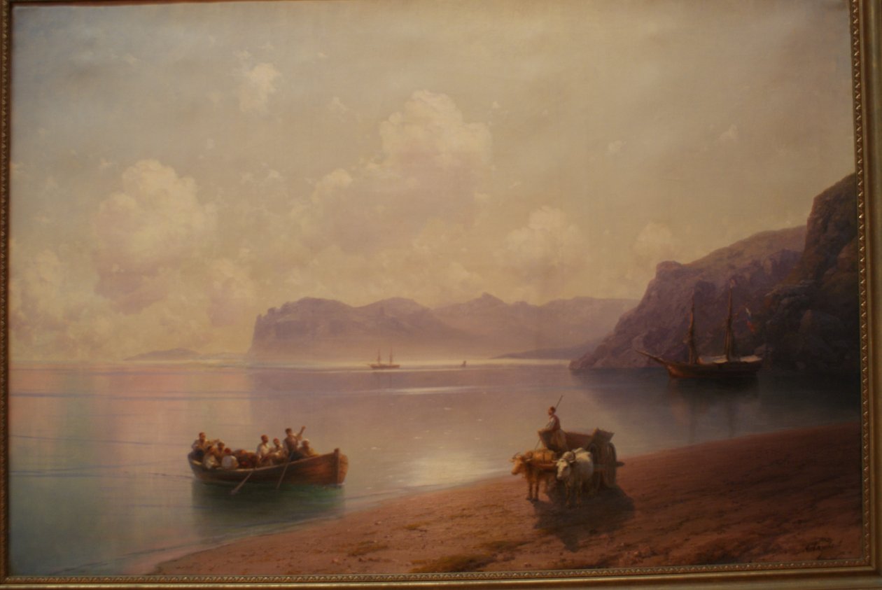 Reggel a tengeren, vászon, olaj alkotó: Ivan Konstantinovich Aivazovsky