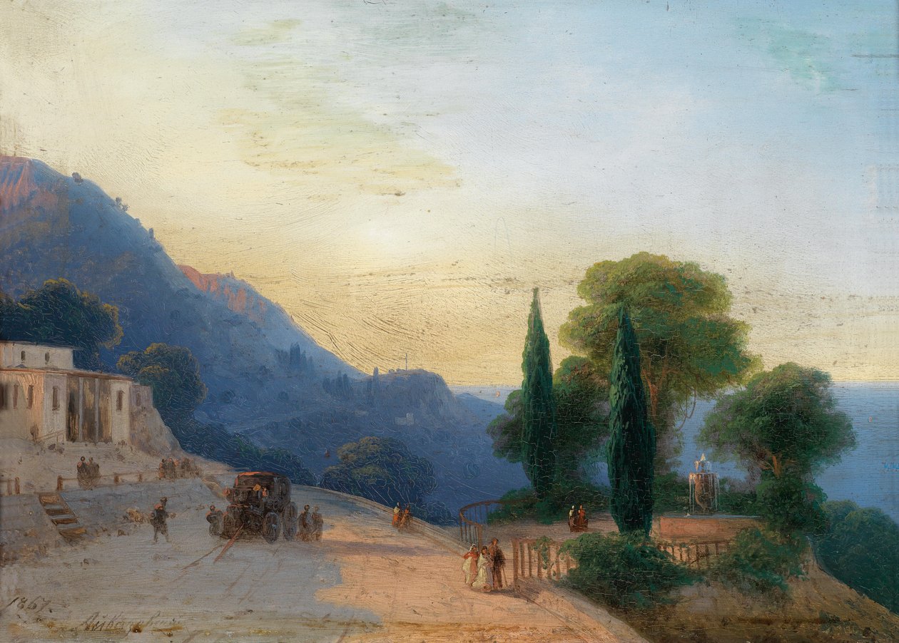 Nyári nap a Krímben alkotó: Ivan Konstantinovich Aivazovsky