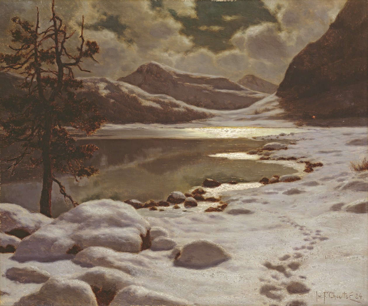 Holdfény télen alkotó: Ivan Fedorovich Choultse