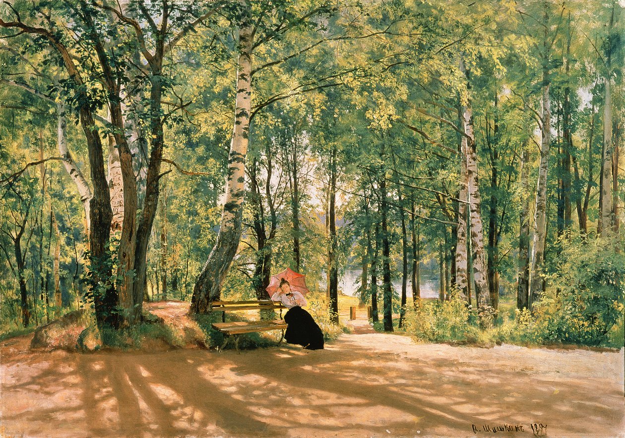 A nyaralóban, 1894 alkotó: Ivan Ivanovich Shishkin