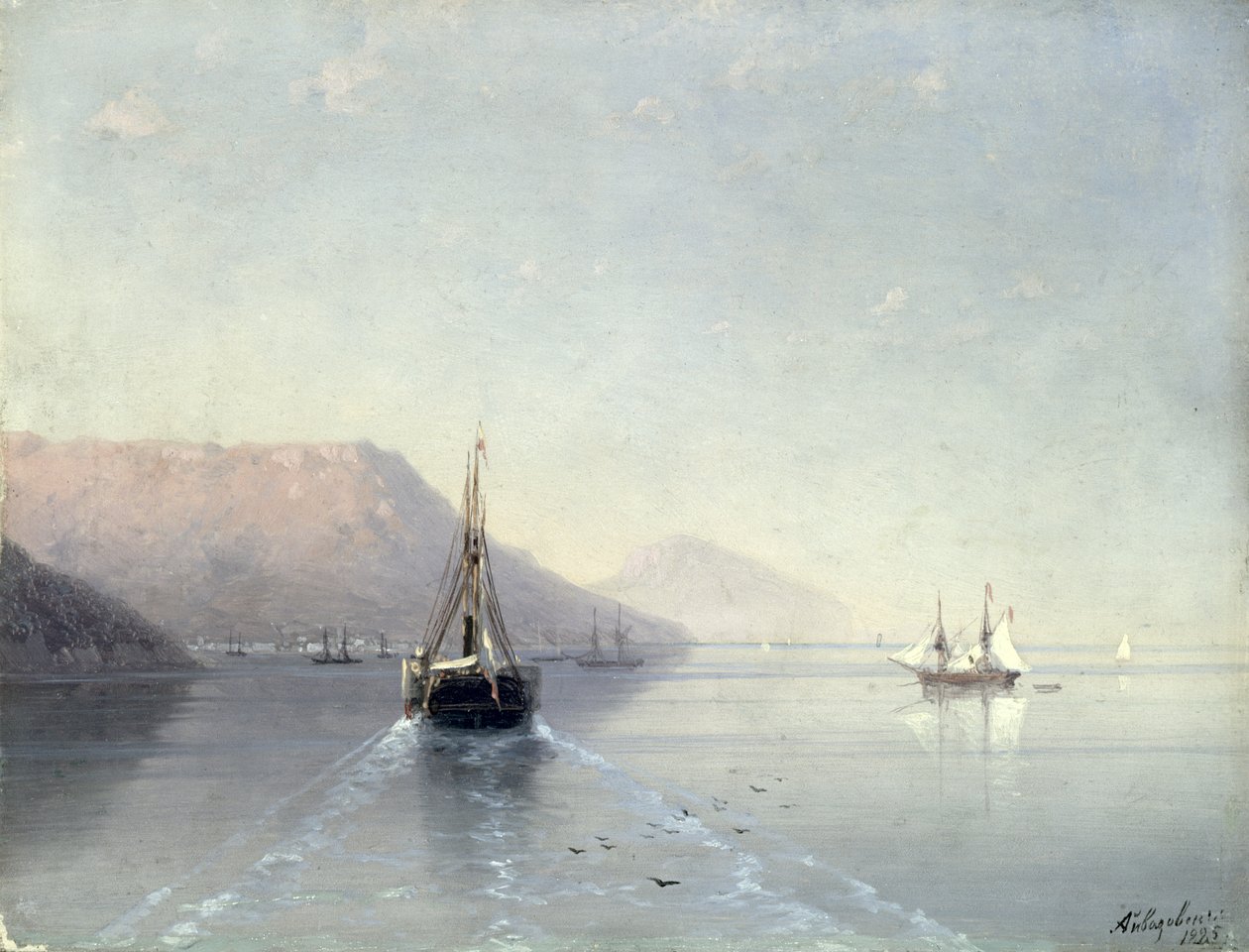 Nyugalom, 1885 alkotó: Ivan Konstantinovich Aivazovsky