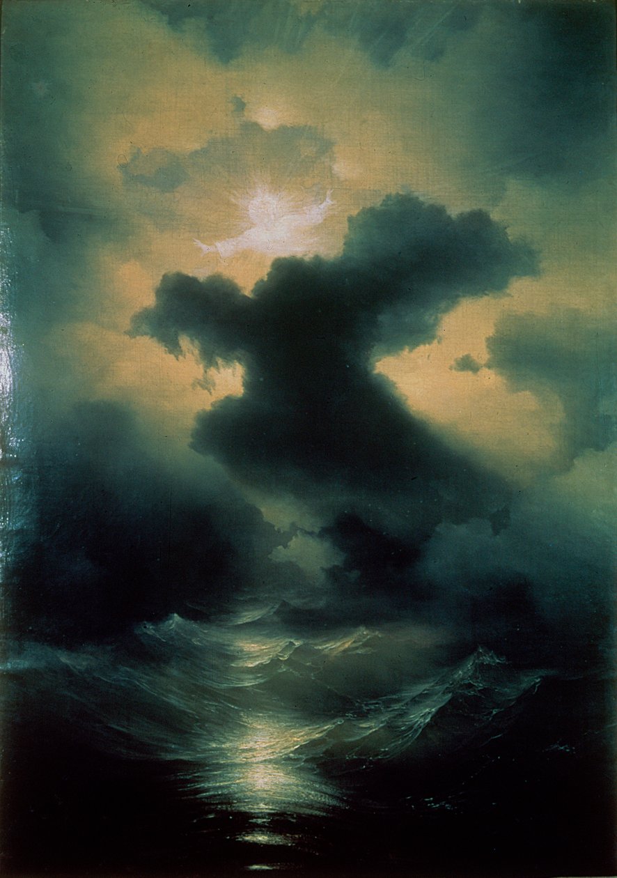 Káosz (A teremtés), 1841 alkotó: Ivan Konstantinovich Aivazovsky