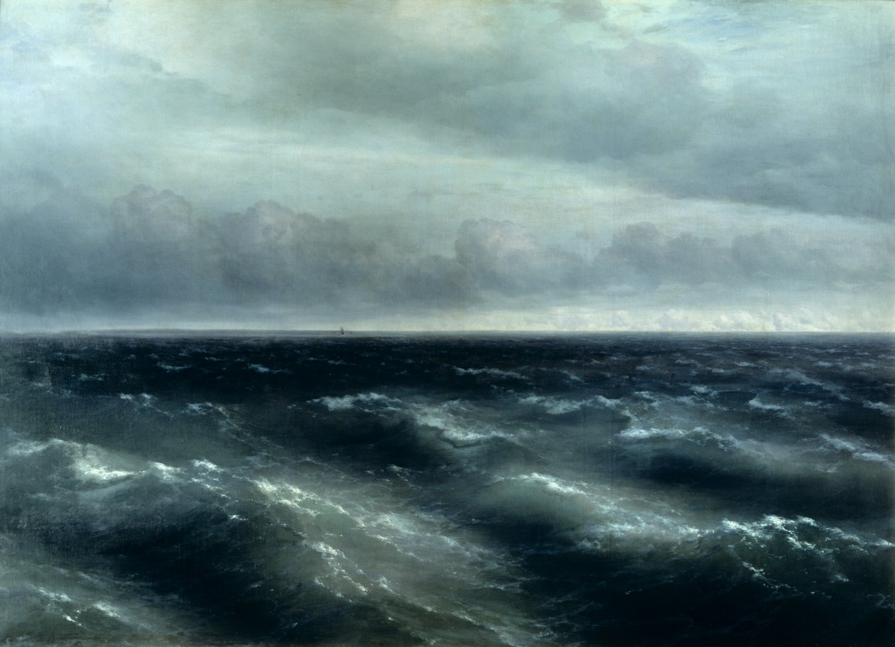 A Fekete-tenger, 1881 alkotó: Ivan Konstantinovich Aivazovsky