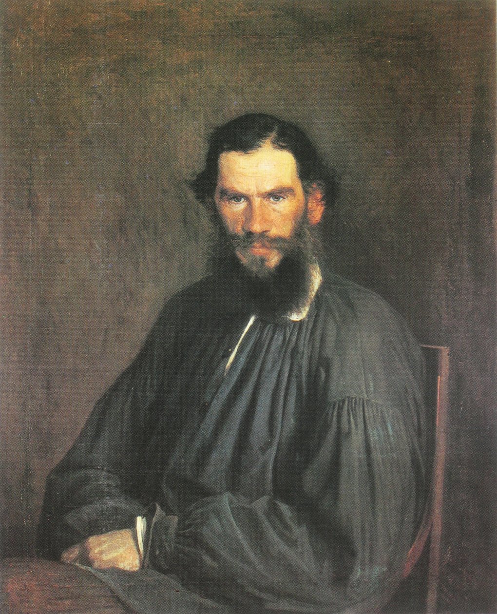 Lev Tolsztoj portréja alkotó: Ivan Nikolaevich Kramskoy