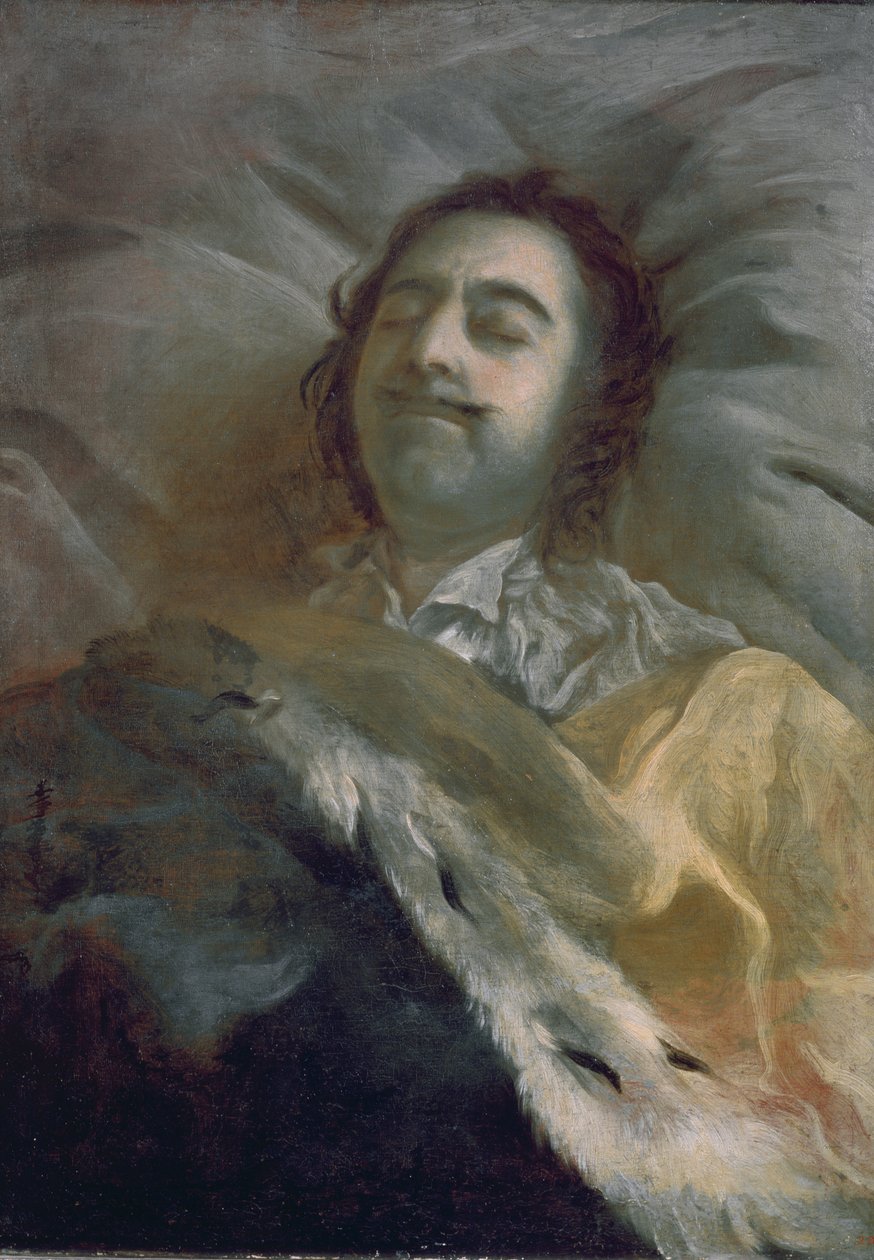 Nagy Péter (1672-1725) a halálos ágyán, 1725 alkotó: Ivan Nikitich Nikitin