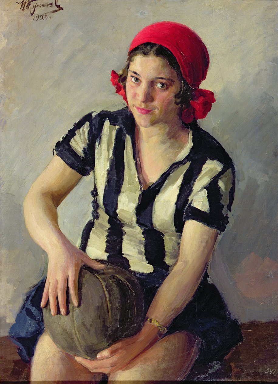 Sportolónő, 1928 alkotó: Ivan Semyonovich Kulikov