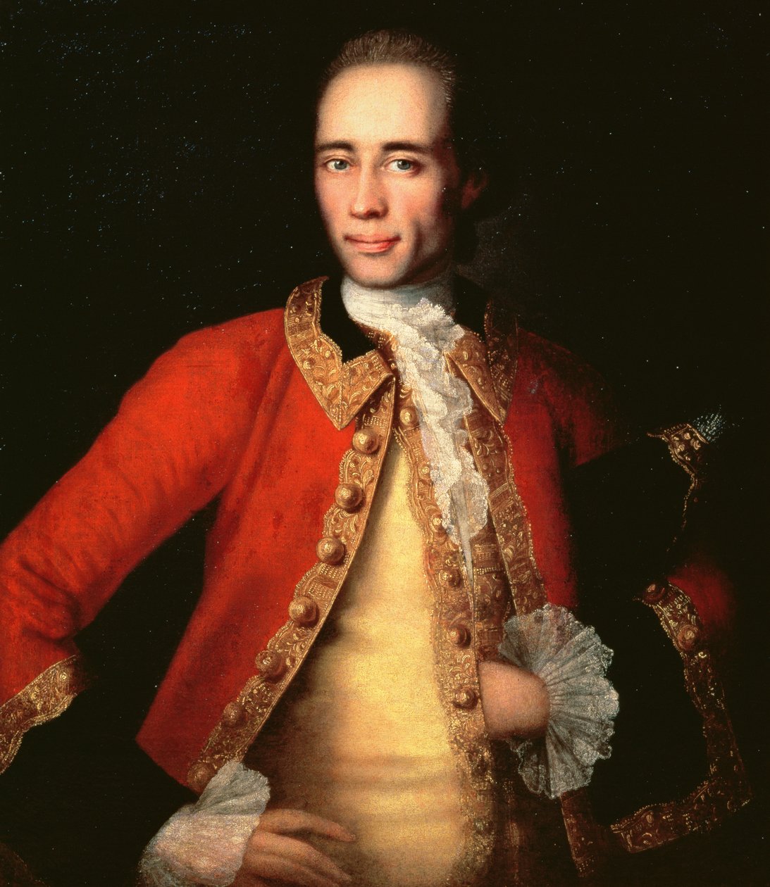 Matvej Begicsev portréja, 1757 alkotó: Ivan Yakovlevich Vishnyakov
