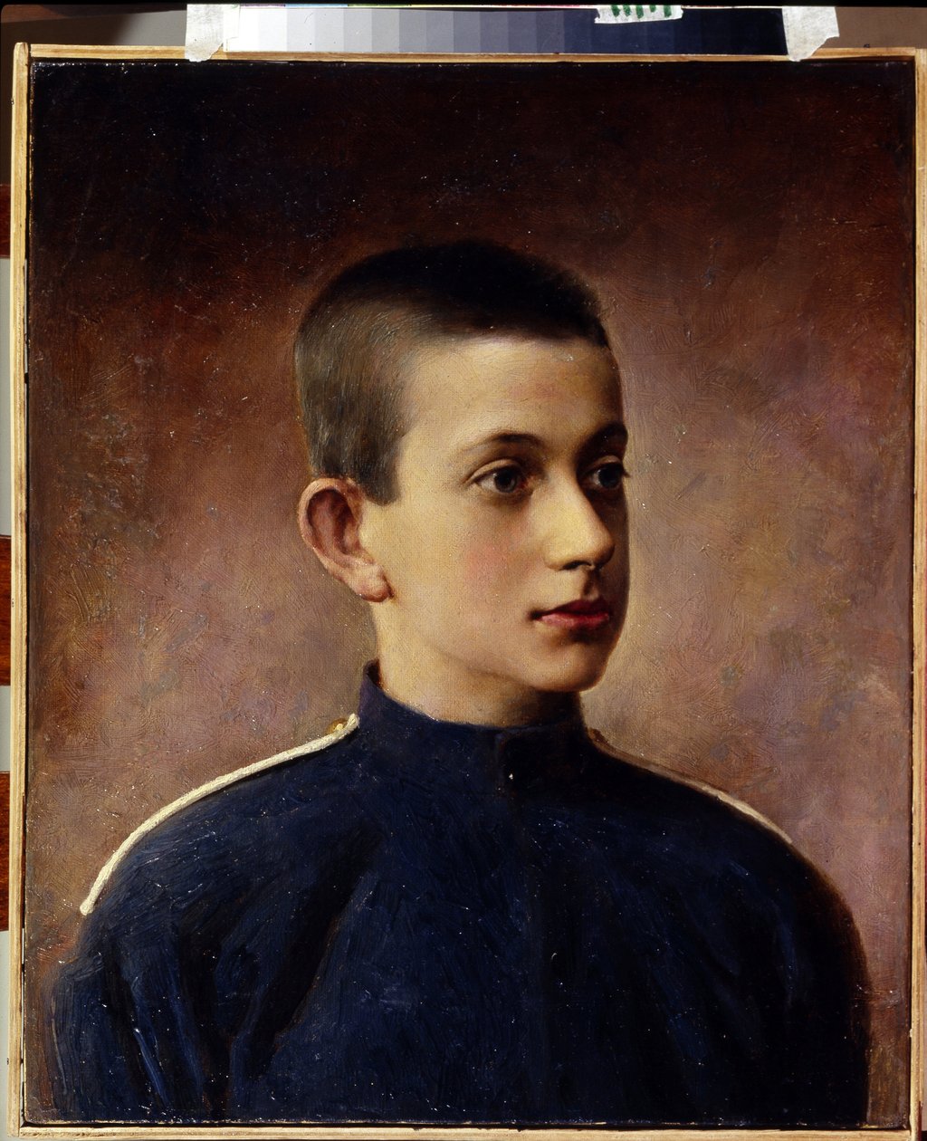 Konsztantyin Nyikolajevics orosz nagyherceg (1827-1892) portréja. (Konsztantyin Nyikolajevics orosz nagyherceg portréja). Tinédzser portré. Ivan Alekszejevics Tyurin (1824-1904) festménye, olaj, vászon. 19. századi orosz művészet. Sate központi Na alkotó: Ivan Alekseevich Tyurin