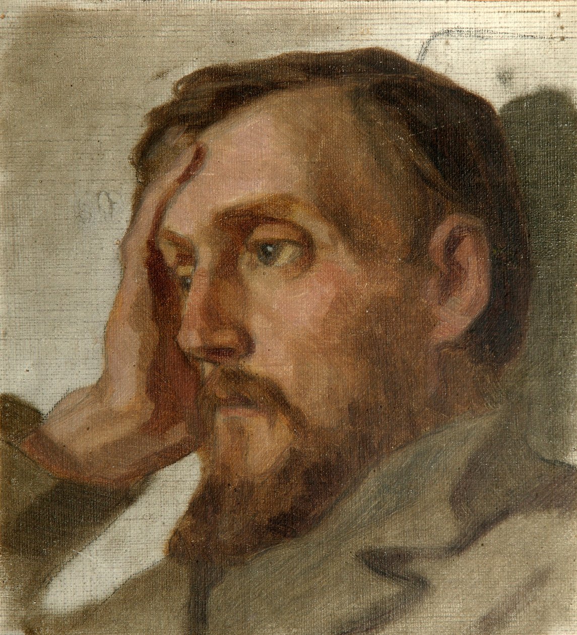 Vissarion G. Belinsky irodalomkritikus és filozófus portréja, 1811-1848, 1879. alkotó: Ivan Alexandrovich Astafyev