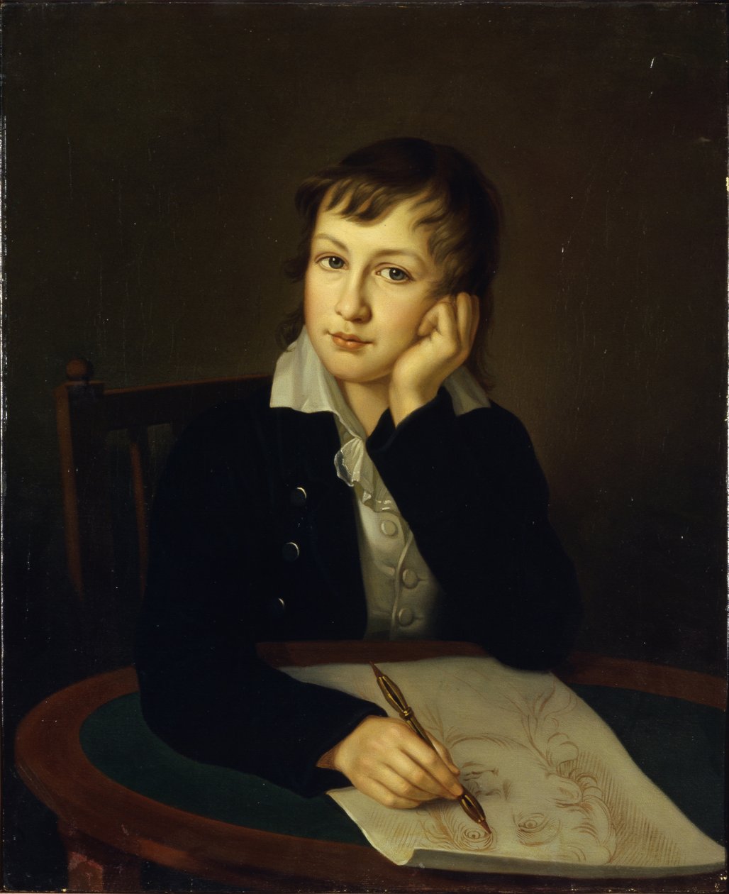 Alekszandr Nyikolajevics Mordvinov gróf portréja 1799-1858 alkotó: Ivan Alexeevich Tyurin