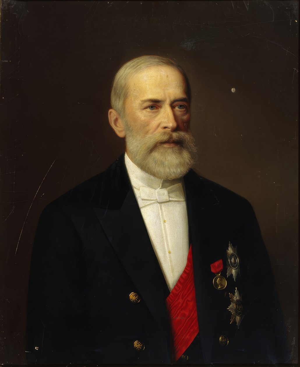 Nyikolaj Krisztianovics Bunge portréja alkotó: Ivan Alexeevich Tyurin