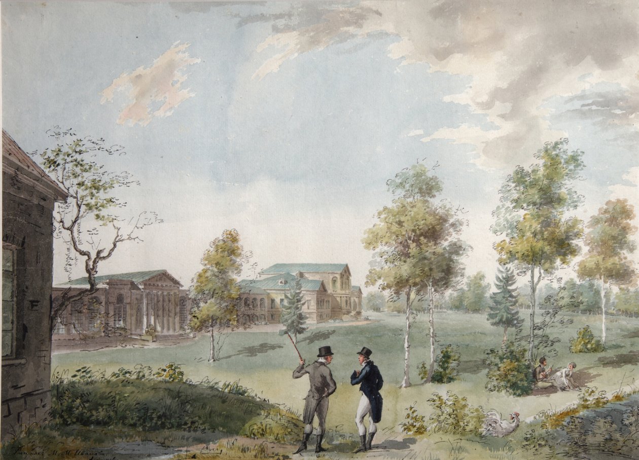 Alekszej Kirillovics Razumovszkij gróf városi birtokának főháza Moszkvában, az 1800-as évek eleje alkotó: Ivan Alexeyevich Ivanov