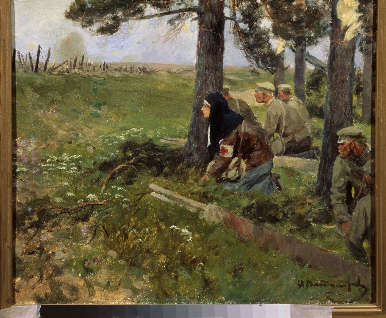 Egy nővér az orosz csapatoknál alkotó: Ivan Alexeyevich Vladimirov