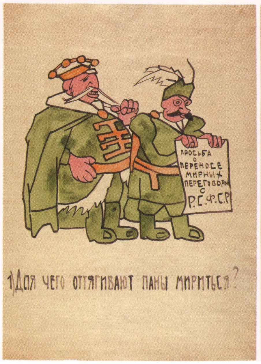 Miért húzza a lengyel dzsentri a béketárgyalásokat, 1920 alkotó: Ivan Andreevich Malyutin