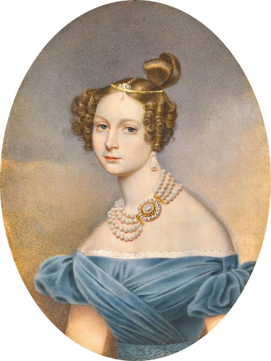 Friederike Charlotte Marie württembergi hercegnő, Elena Pavlovna orosz nagyhercegnő. alkotó: Ivan Andreyevich Winberg