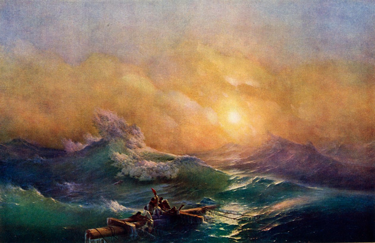 Legmagasabb hullám, 1850, 1939. alkotó: Ivan Ayvazovsky