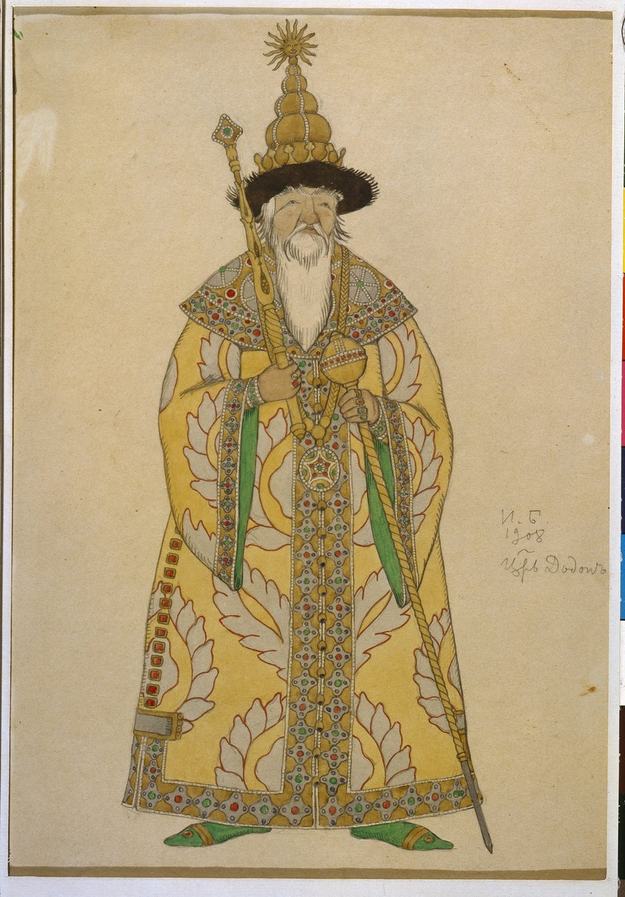 Dardon cár. Costume pour l