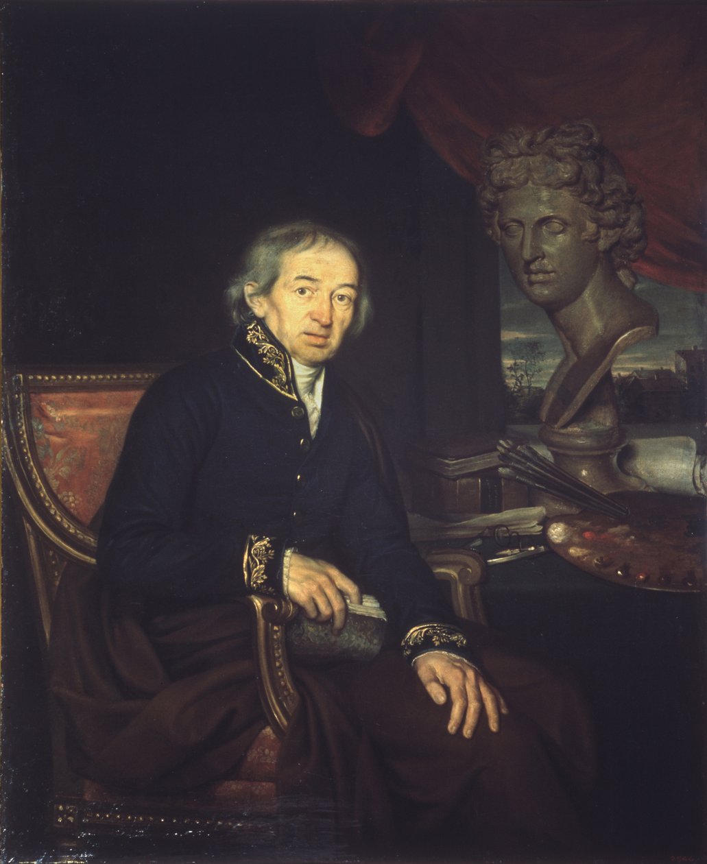 Dimitri Levitsky művész portréja 1735-1822, 1812 alkotó: Ivan Eremeevich Yakovlev