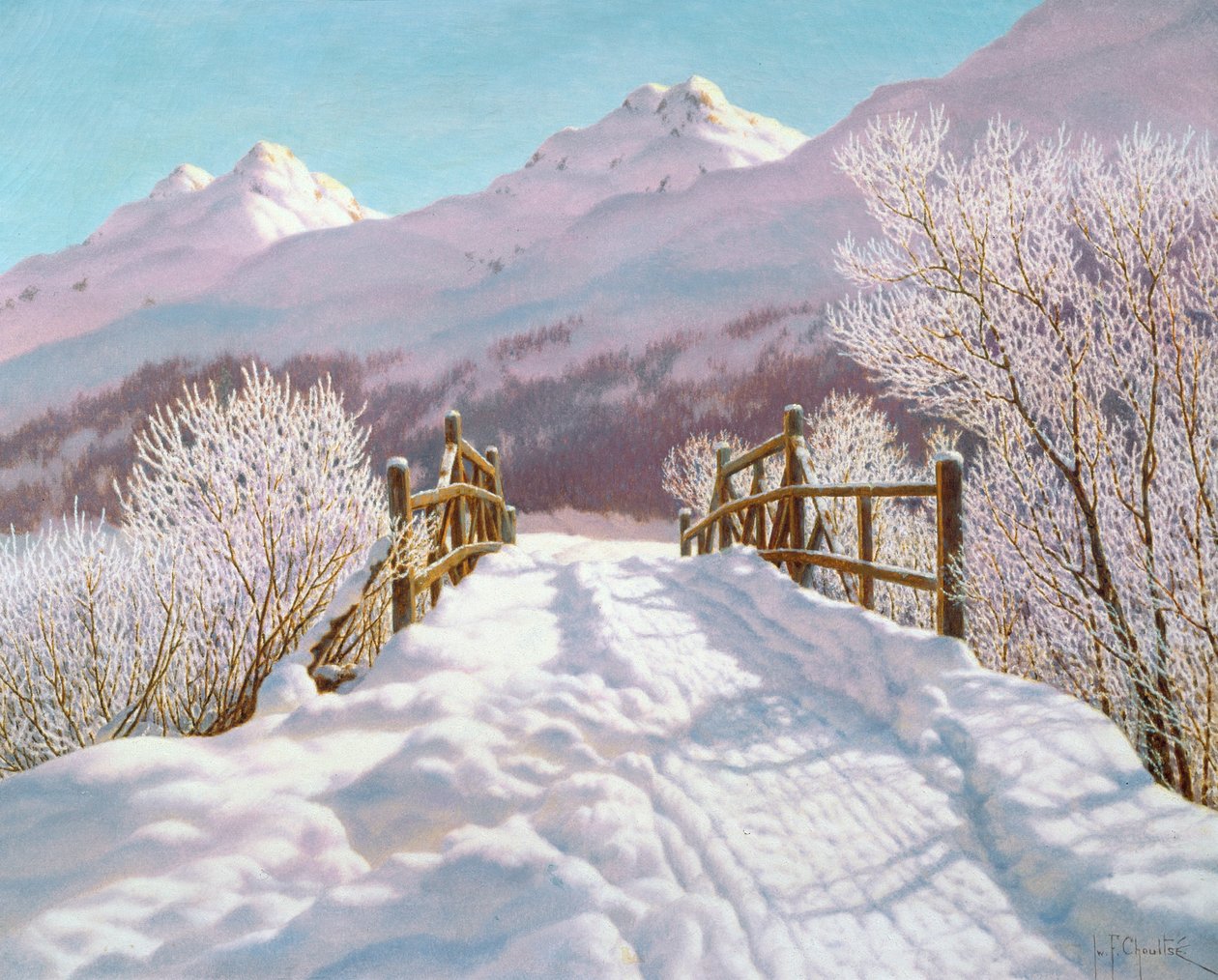 Silver Frost, Engadine, 1910 alkotó: Ivan Fedorovich Choultse