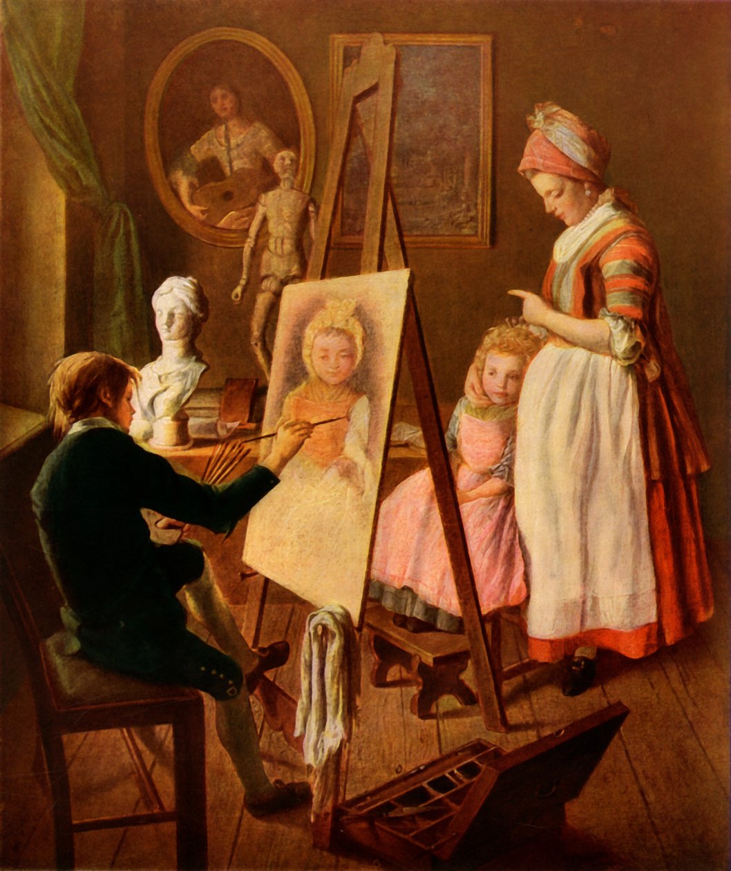A fiatal festő, 1760-as évek, 1965. alkotó: Ivan Ivanovic Firsov