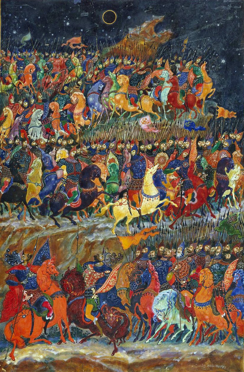 Igor hadjárata, 1932-1933. alkotó: Ivan Ivanovich Golikov