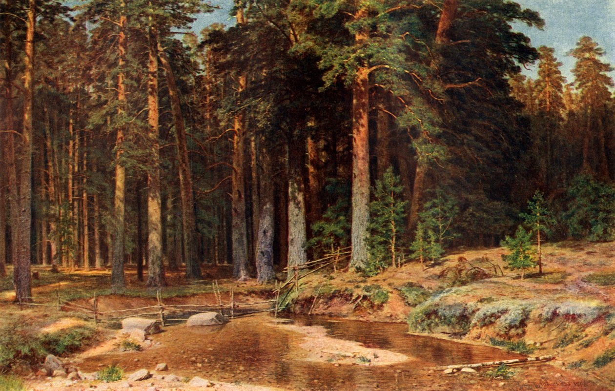 Egy fenyőliget, 1898, 1939. alkotó: Ivan Ivanovich Shishkin