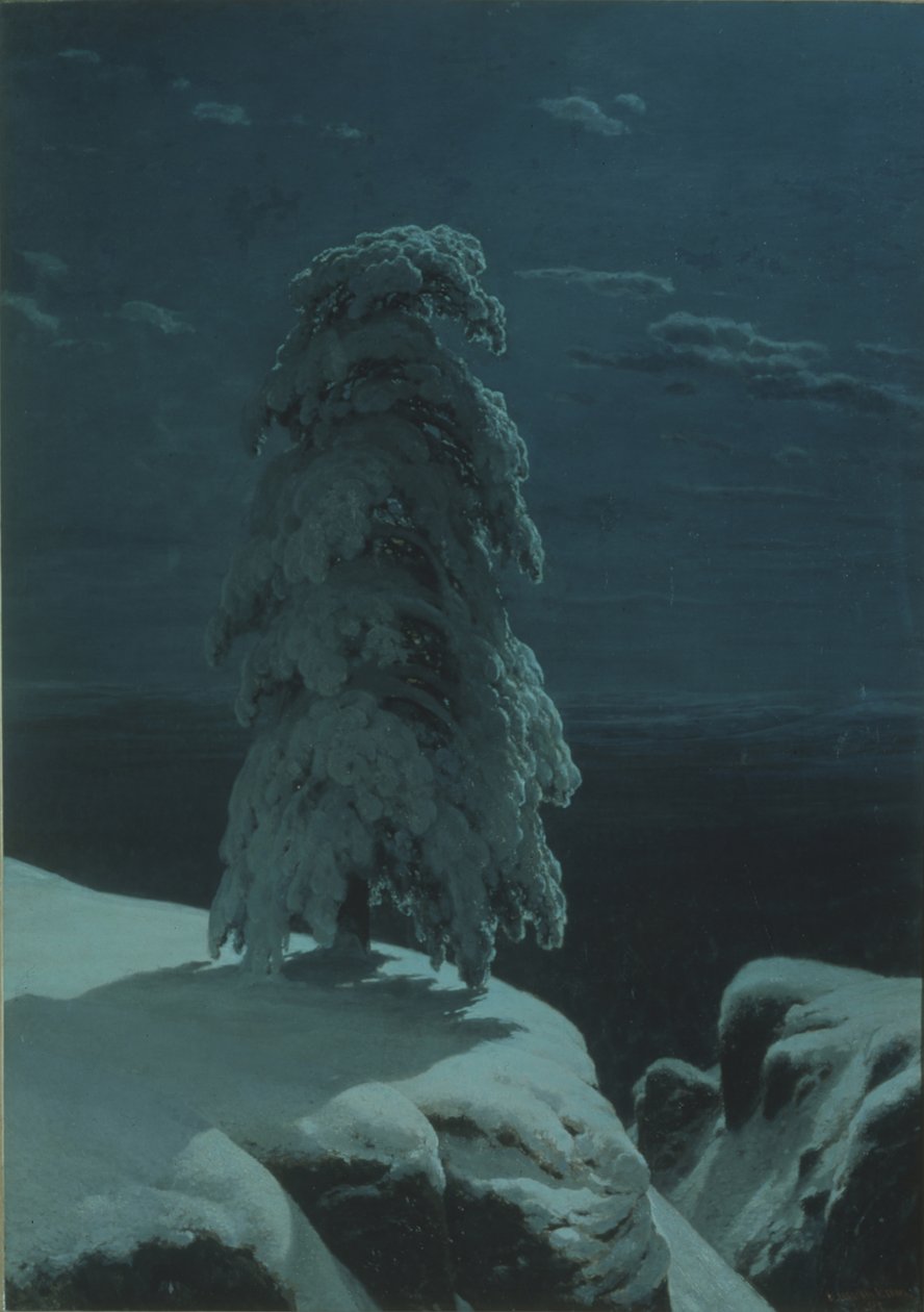 Észak vadonában alkotó: Ivan Ivanovich Shishkin
