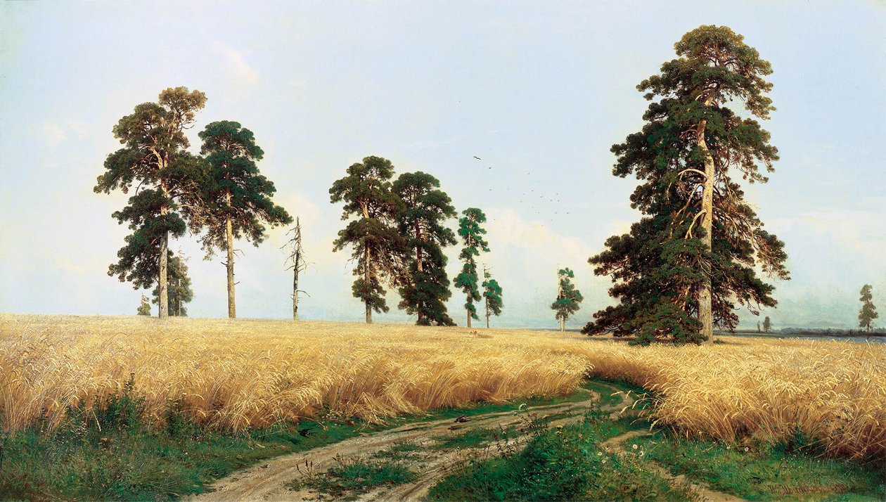 Rozsmező, 1878. alkotó: Ivan Ivanovich Shishkin