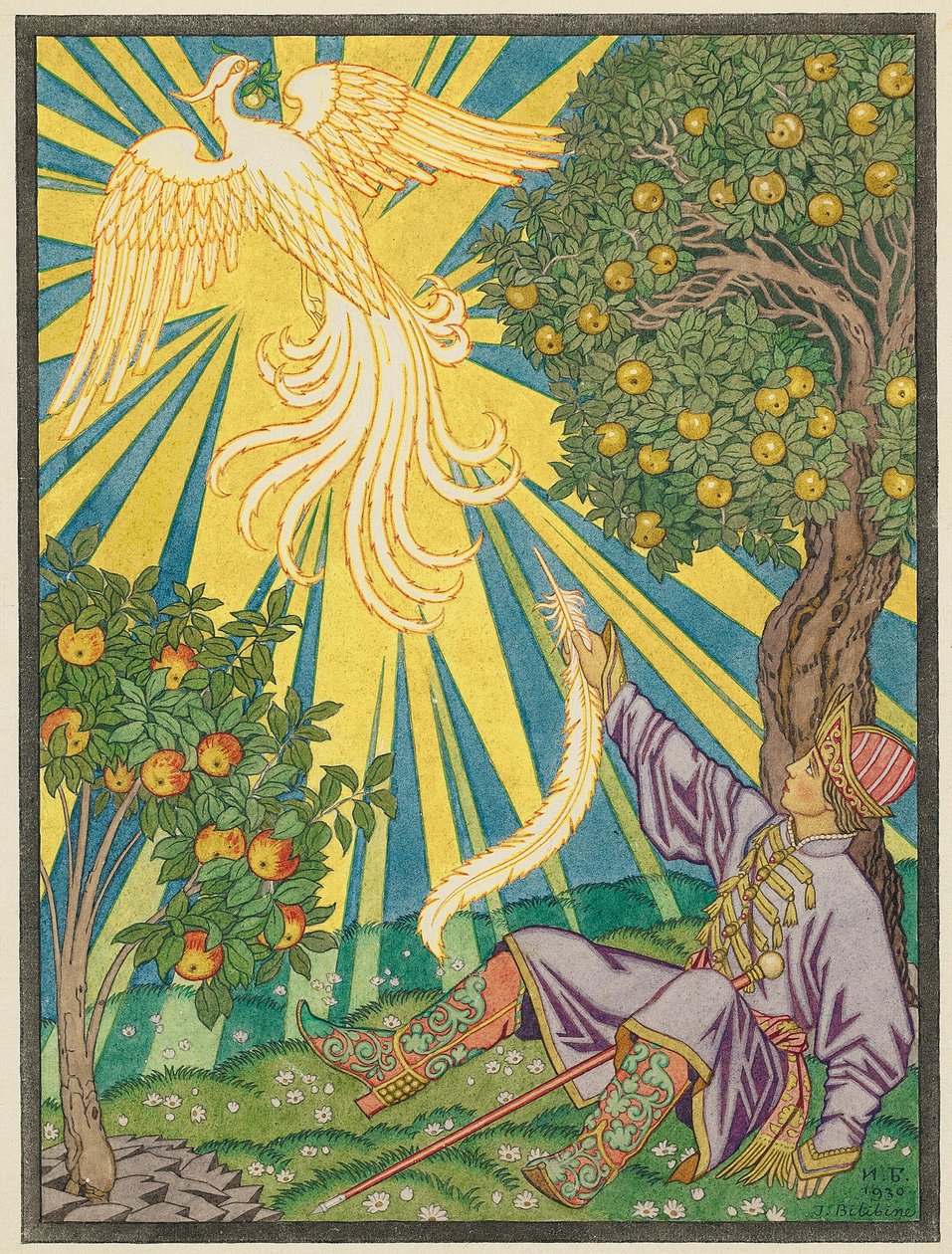 Ivan Tsarevics és a Tűzmadár alkotó: Ivan Yakovlevich Bilibin