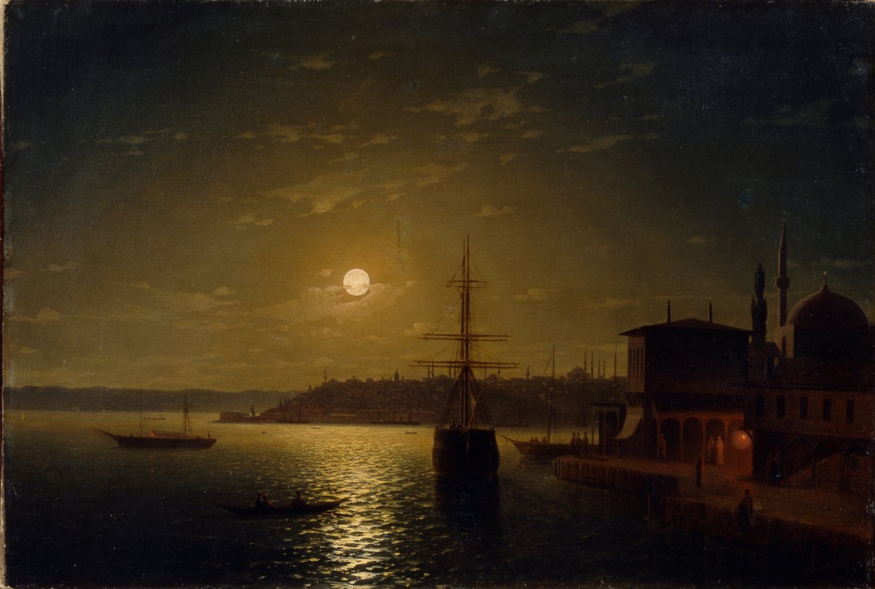 Aranyszarv. Törökország, 1845 után alkotó: Ivan Konstantinovich Aivazovsky
