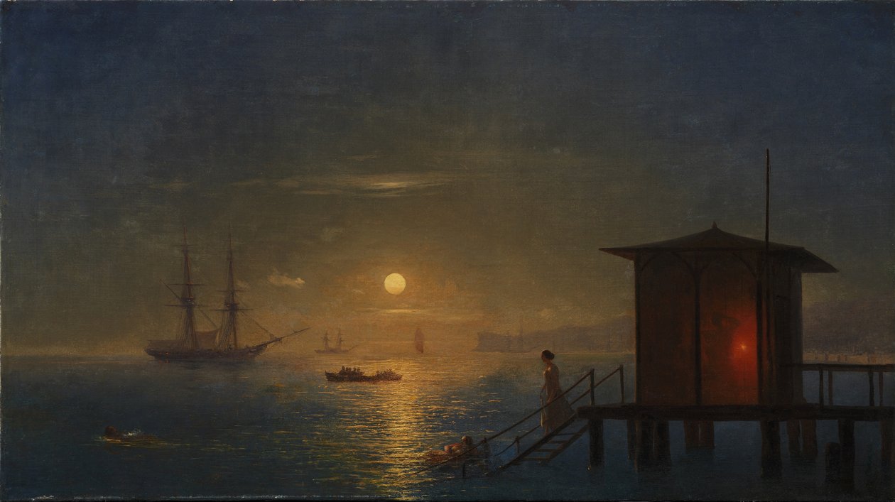 Császári fürdőház, 1848 alkotó: Ivan Konstantinovich Aivazovsky