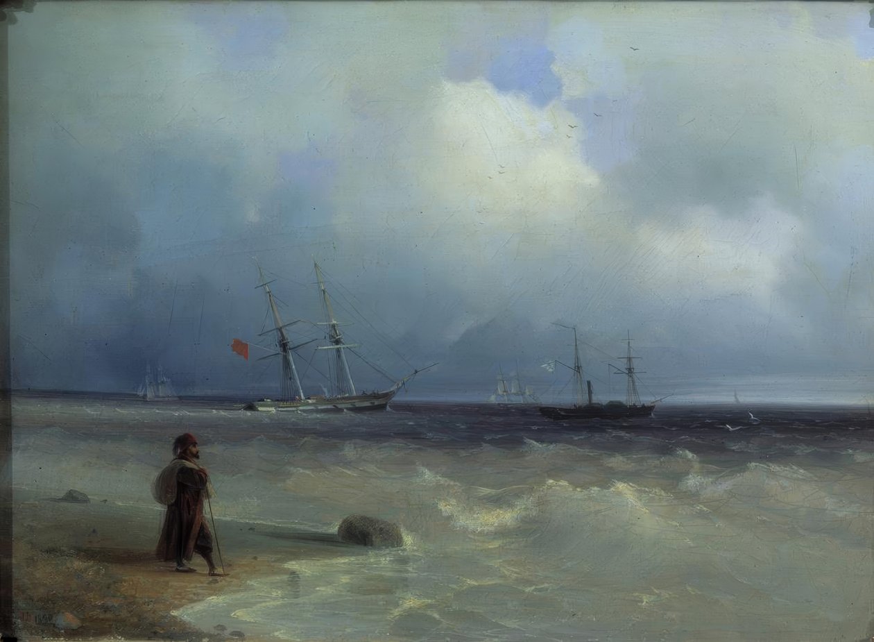 Tengerpart alkotó: Ivan Konstantinovich Aivazovsky