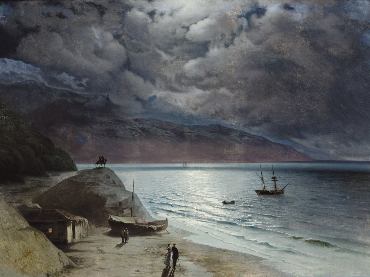 Éjszaka Gurzufban, 1891 alkotó: Ivan Konstantinovich Aivazovsky