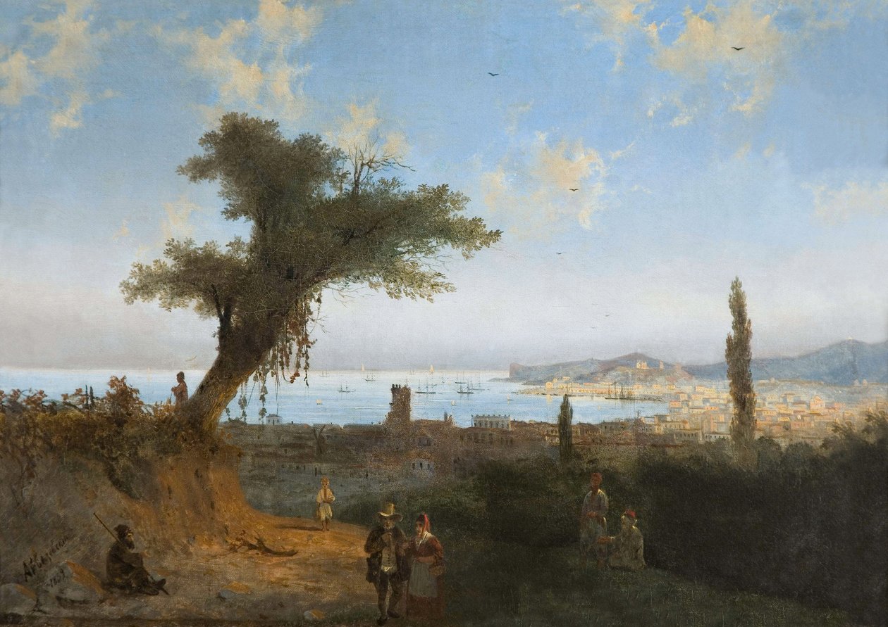 Régi Feodosia (Feodosie ou Theodosie) Aivazovsky, Ivan Konstantinovich (1817-1900) alkotó: Ivan Konstantinovich Aivazovsky