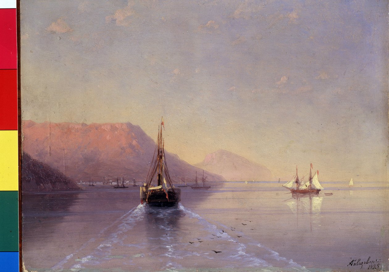 Jauietude (Tsalm). Iván Konsztantyinovics Aivazovszkij peinture (Ivan Konstantinovich Aivazovsky alkotó: Ivan Konstantinovich Aivazovsky