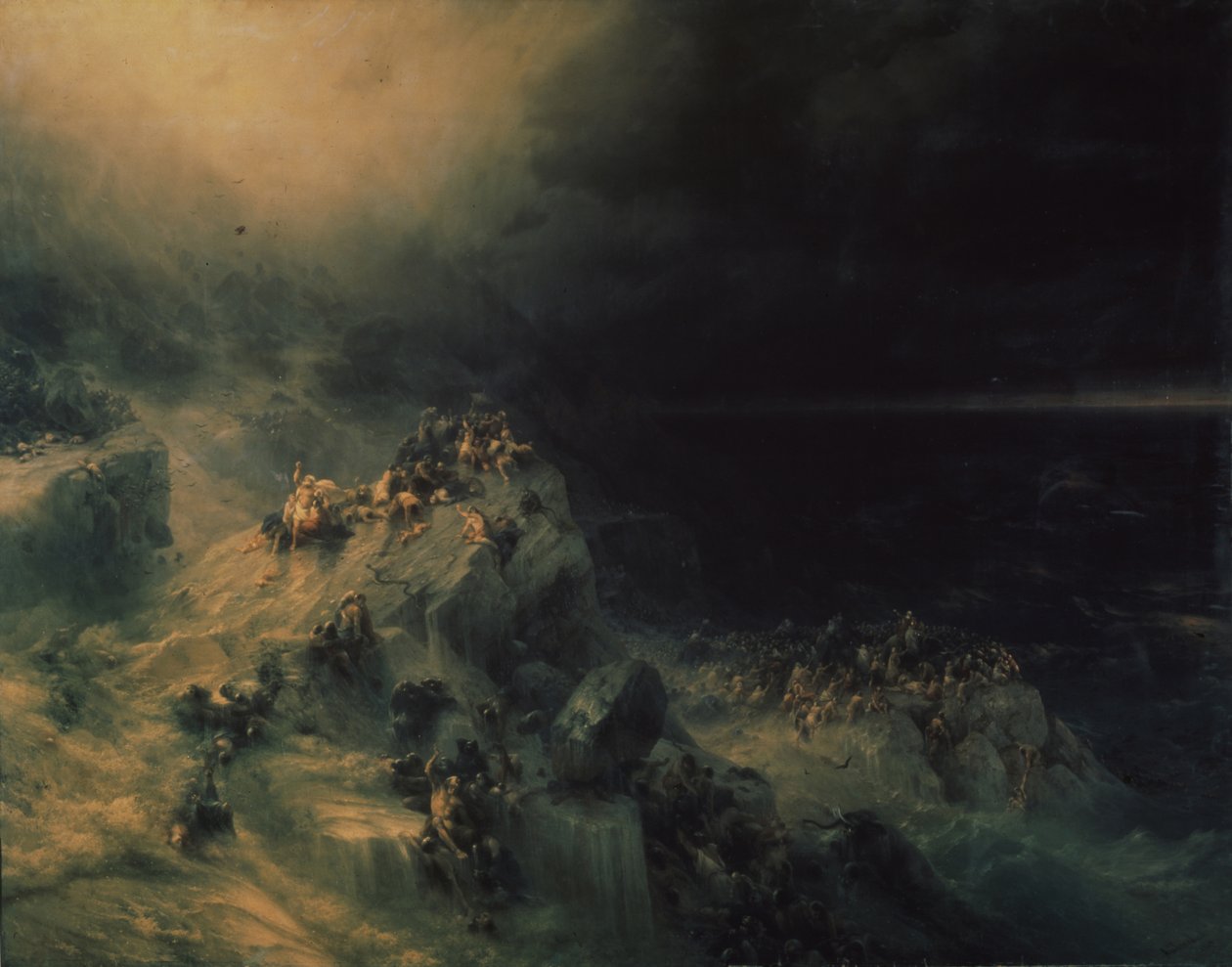 Az özönvíz, 1864 alkotó: Ivan Konstantinovich Aivazovsky